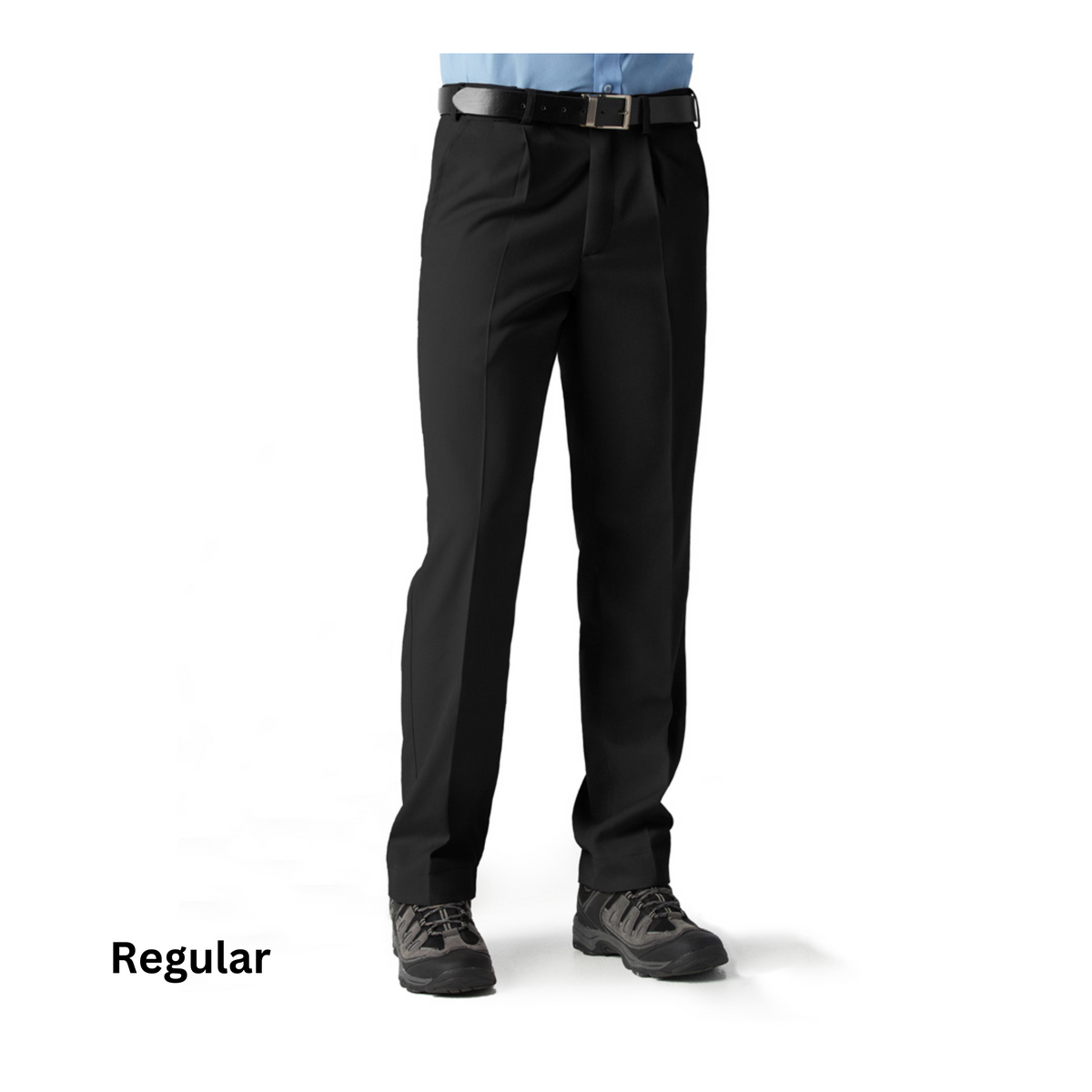 Mens Trousers Regular - Black