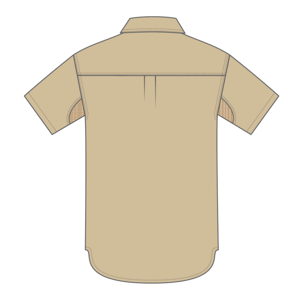 Unisex Shirt - Short Sleeve - Sand