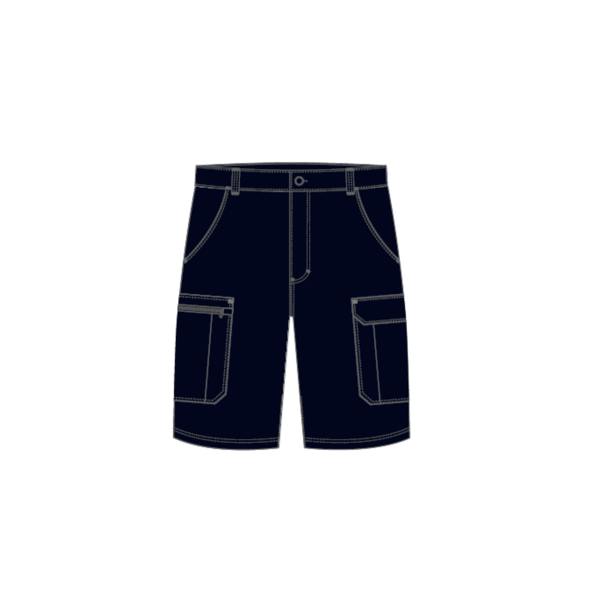 Womens Shorts - Cargo - Dark Navy