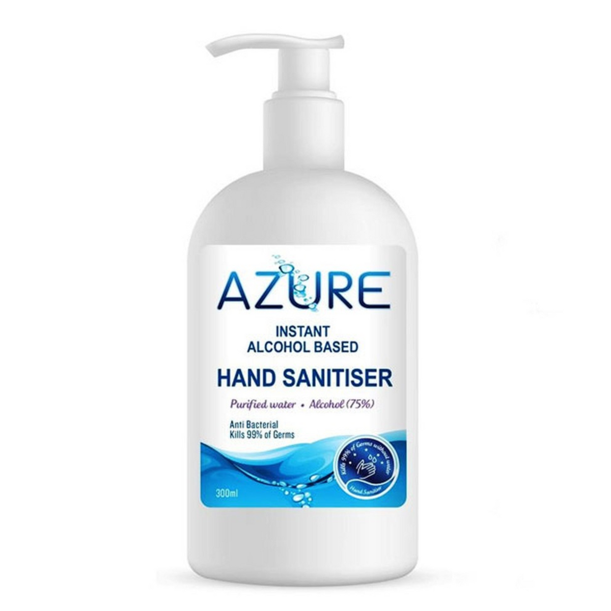 Instant Hand Sanitiser 300ml - Azure