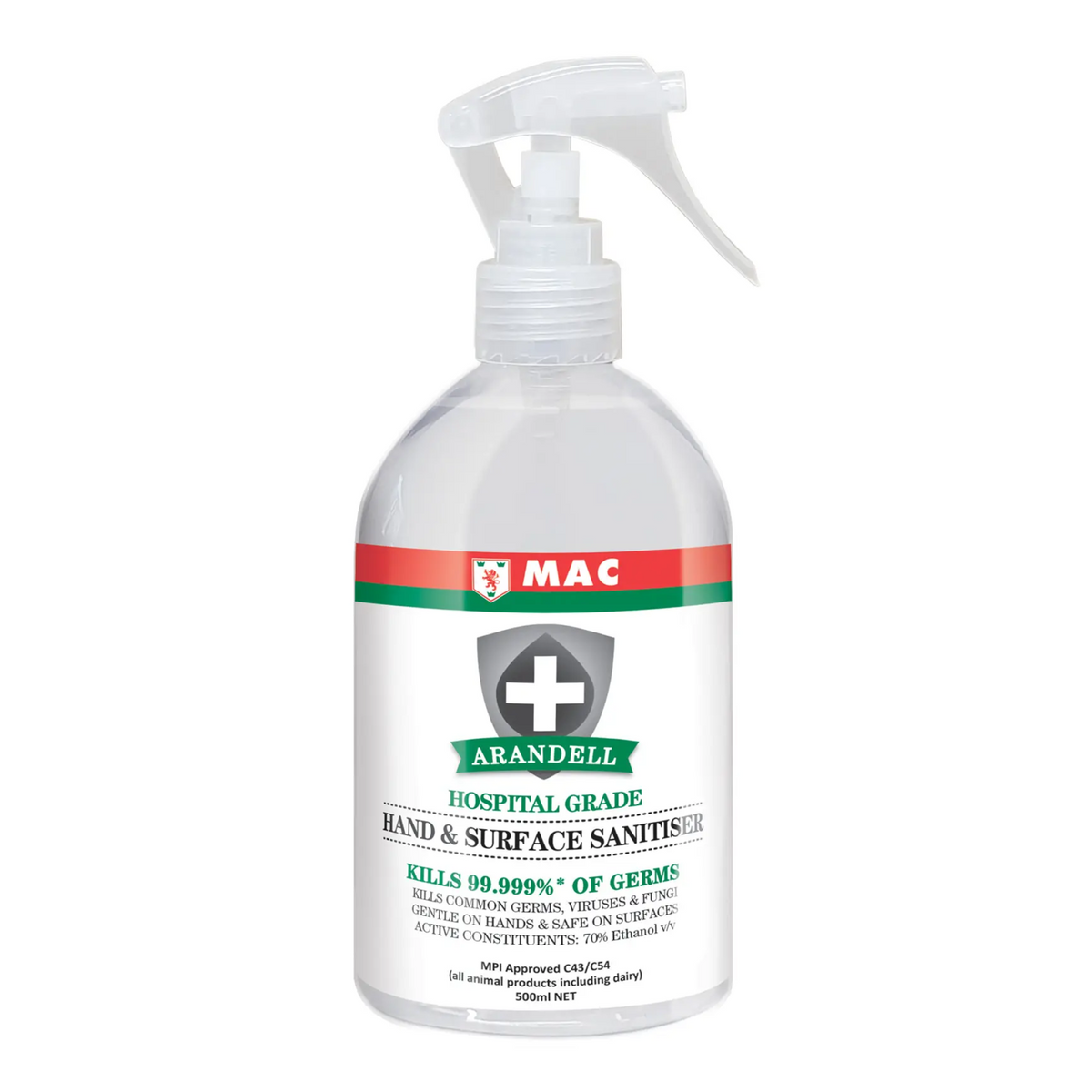 Hand &amp; Surface Sanitiser (500ml) Arandell