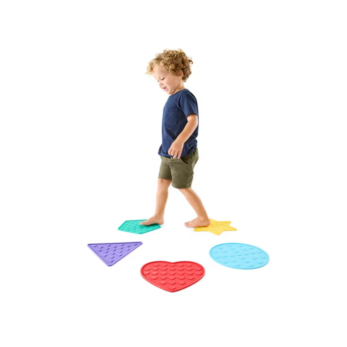 5 Piece Silicon Sensory Stepping Tiles