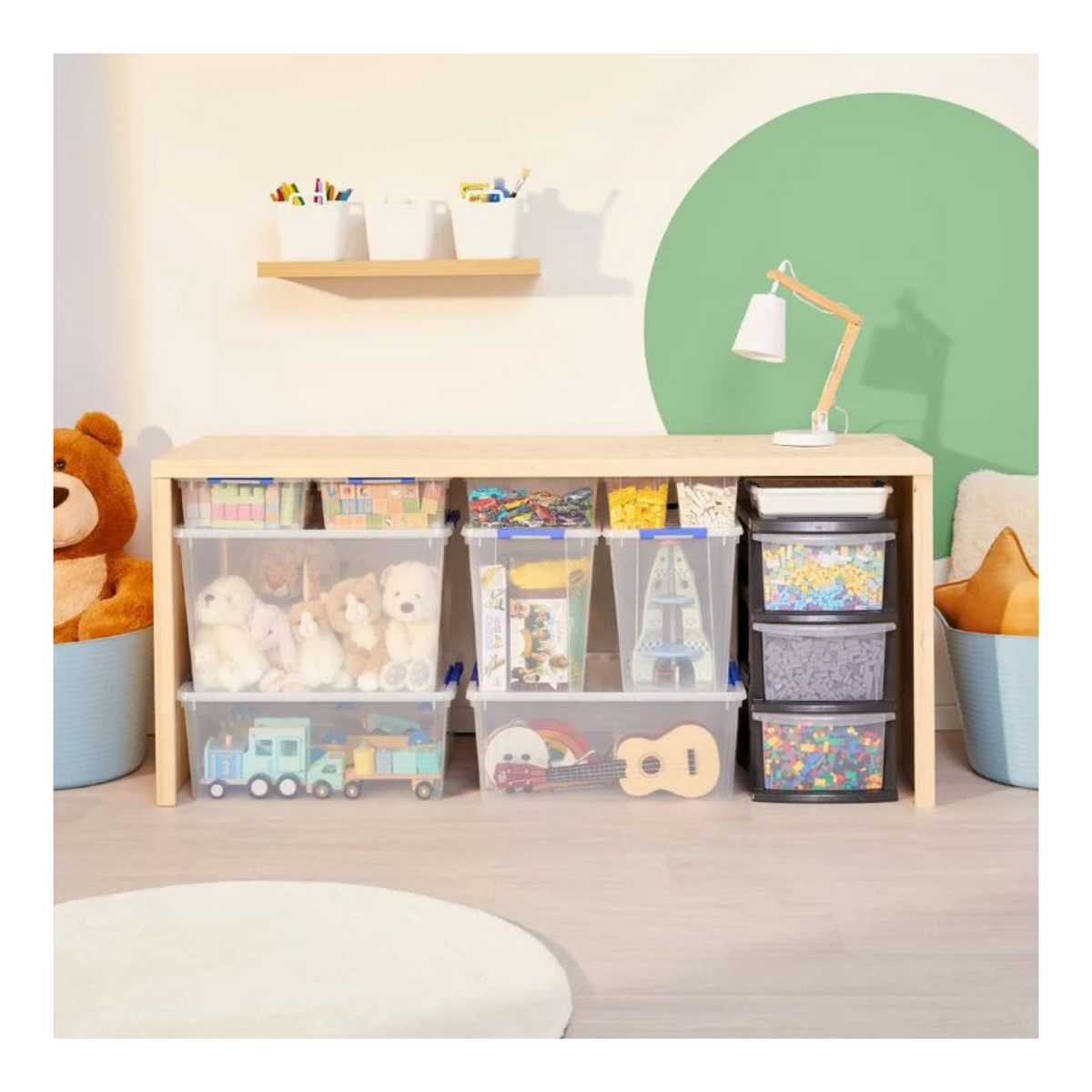 Sistema Storage Organiser Clear 90L