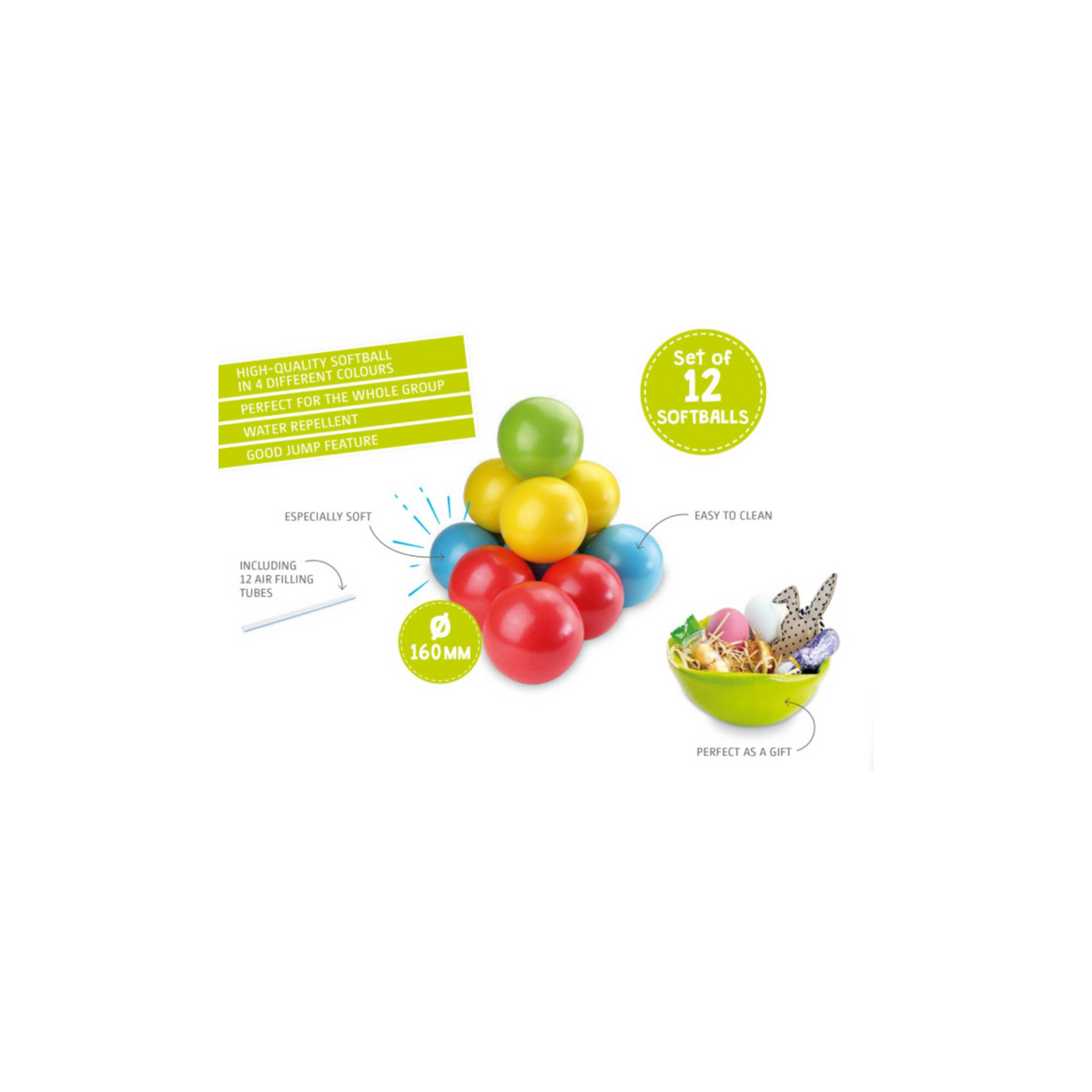 Super Soft Balls - Pack of 12