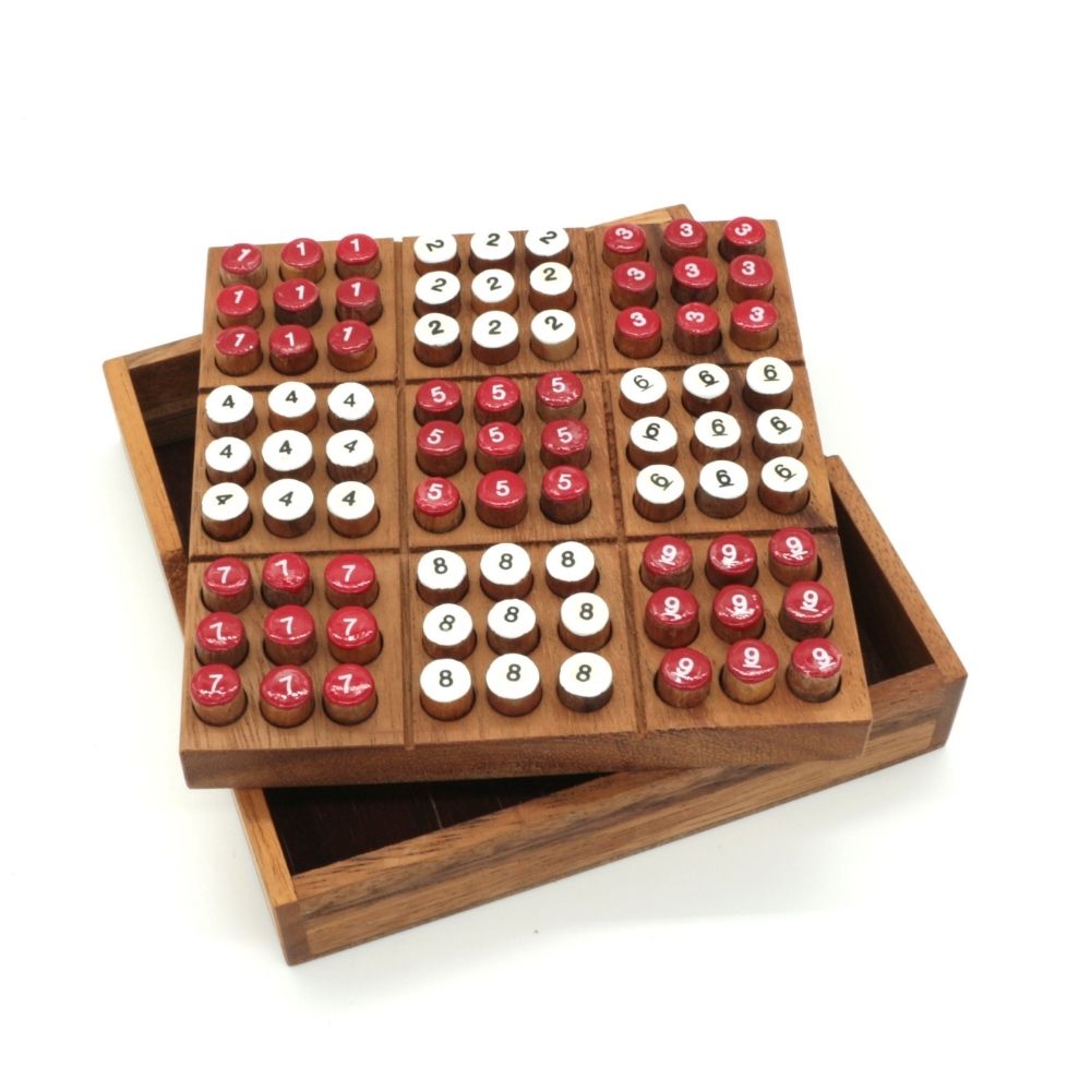 Wooden sudoku