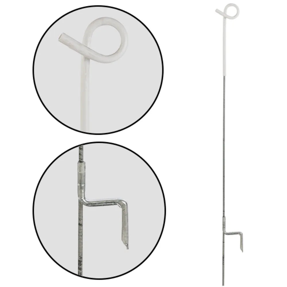 Strainrite 7 mm Heavy Duty Gold Foot Pigtail Post 1040 mm